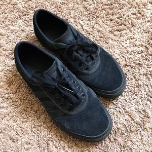 black adidas sneakers!